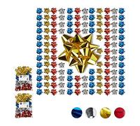 Fiocchetti regalo Stelle adesive Coccarde colorate 5 cm 300 pz. Polipropilene