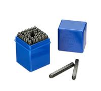 Set 36 Punzoni Lettere A-Z Numeri 0-9 Incisione Metallo Cuoio Pelle Stampi 3 mm