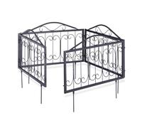 (TG. 1.5 x 225 x 47 cm) Relaxdays 10020696_469 Bordura per Aiuola in Metallo Set