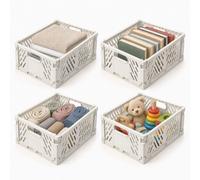 Relaxdays Set da 4 contenitori pieghevoli