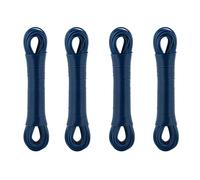 Relaxdays Filo Stendibiancheria, Esterno e Interno, Set da 4 Cavi 30 m cad, Tot. 120 m, Stendi Panni e Biancheria, Blu, Acciaio, 0.2 x 3000 x 0.2 cm