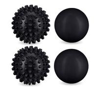 Palline Massaggio Sfere Trigger Point Spiky Ball Set 4 Rulli Massaggianti Nodi