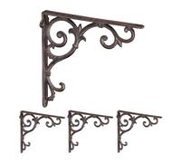 Relaxdays Set da 4 reggimensole in ghisa vintage