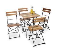 Relaxdays Set da 4 sedie da giardino