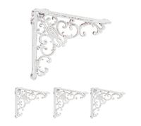 Staffe Reggimensole Muro Reggi Mensole Ghisa Supporti Angolari Scaffale Set 4