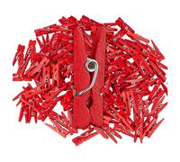 Relaxdays Set da 400 mini pinze in legno da bucato