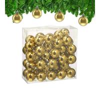 Relaxdays Set da 50 palline di Natale lucide