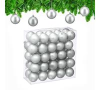 Palline Natalizie Palle Decorazioni Colorate Addobbi Albero Natale ∅ 6 cm Set 50