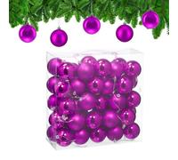 Palline Natalizie Palle Lucide Opache Addobbi Albero Natale ∅ 6 cm Set 50 Sfere