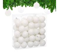 Palline Natalizie Palle Lucide Opache Addobbi Albero Natale ∅ 6 cm Set 50 Sfere