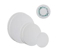 Relaxdays Set da 6 tele rotonde per pittura