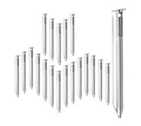 Relaxdays Set da 60 Picchetti da Tenda, Design a V, Resistenti, con Fori, Lunghi 18 cm, Puntali in Acciaio, Argento