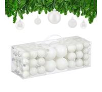 Palline Natalizie Colorate Decorazioni Palle Natale Addobbi Festa Chic Set 76