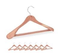 Relaxdays Set da 8 grucce appendiabiti antitarme