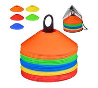 Relaxdays Set da 80 coni per allenamento calcio