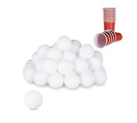 Relaxdays Set di 144 palline da beer pong