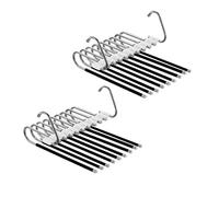 Relaxdays Set di 2 grucce per pantaloni