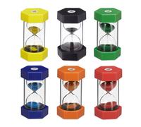 Set clessidre Timer per bambini Orologi sabbia 6 pz. Clessidre colorate