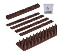 Relaxdays Set di dissuasori a punte per uccelli