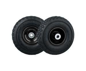 Relaxdays Set doppio di ruote per carrello 3.00-4"
