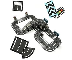 Relaxdays Set magnetico strade
