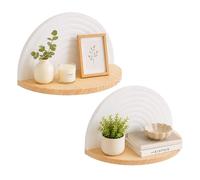 Relaxdays Set mensole Boho