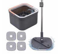 Relaxdays Set mop con serbatoio acqua pulita