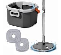 Relaxdays Set mop con serbatoio acqua pulita