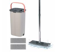 Relaxdays Set mop piatti 2 scomparti