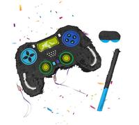 Relaxdays Set Pinata Gamer Bastone e maschera