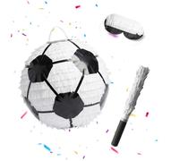 Relaxdays Set pinata palla, bastone & maschera