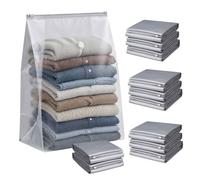 Relaxdays Set sacchetti sottovuoto 100x80 cm