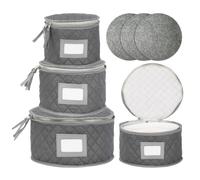 Relaxdays Set scatole porta-stoviglie