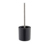 Relaxdays Set scopino e portascopino in ceramica, testa sostituibile 38,5 x 12,5 cm Grigio