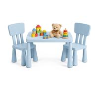 Relaxdays Set tavolo e sedie bimbi, 3 pz