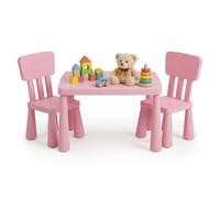 Relaxdays Set tavolo e sedie bimbi, 3 pz