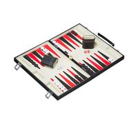 Relaxdays Set valigia Backgammon portatile