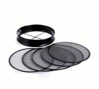 Relaxdays Setaccio da giardino 5 inserti Ø30 cm