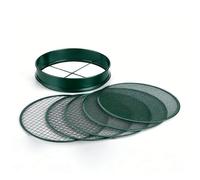 Relaxdays Setaccio da giardino 5 inserti Ø30 cm