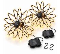 Relaxdays Sfere decorative LED set 2 pz.
