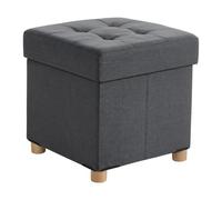 Relaxdays Sgabello con contenitore