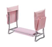 Relaxdays Sgabello da giardino con tasche