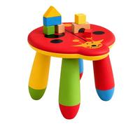 Relaxdays Sgabello per bambini colorato lavabile