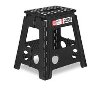 Relaxdays Sgabello pieghevole e alto