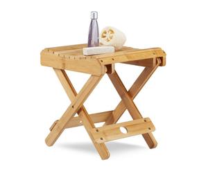 Relaxdays Sgabello pieghevole panca seduta