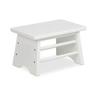 Sgabello poggiapiedi Rialzo per bambini Poggia-piedi bianco Sgabellino versatile