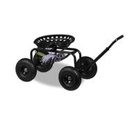 Sgabello Ruote Giardinaggio Portautensili Giardino Porta Attrezzi Officina 150kg
