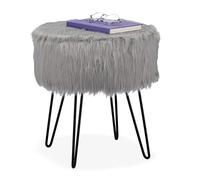 Sgabello pouf Poggiapiedi tondo Seduta decorativa 150 kg Sgabello imbottito