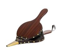 Relaxdays Soffietto, soffiatore d'Aria per Camino e Barbecue, Lunghezza: 40 cm, Design Rustico, Manuale, MDF, Marrone