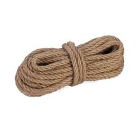Relaxdays Spago di Iuta 8 mm, Rotoli Juta Lungo 40 Metri, Corda Ecosostenibile per Artigianato, Imballaggio, Marrone